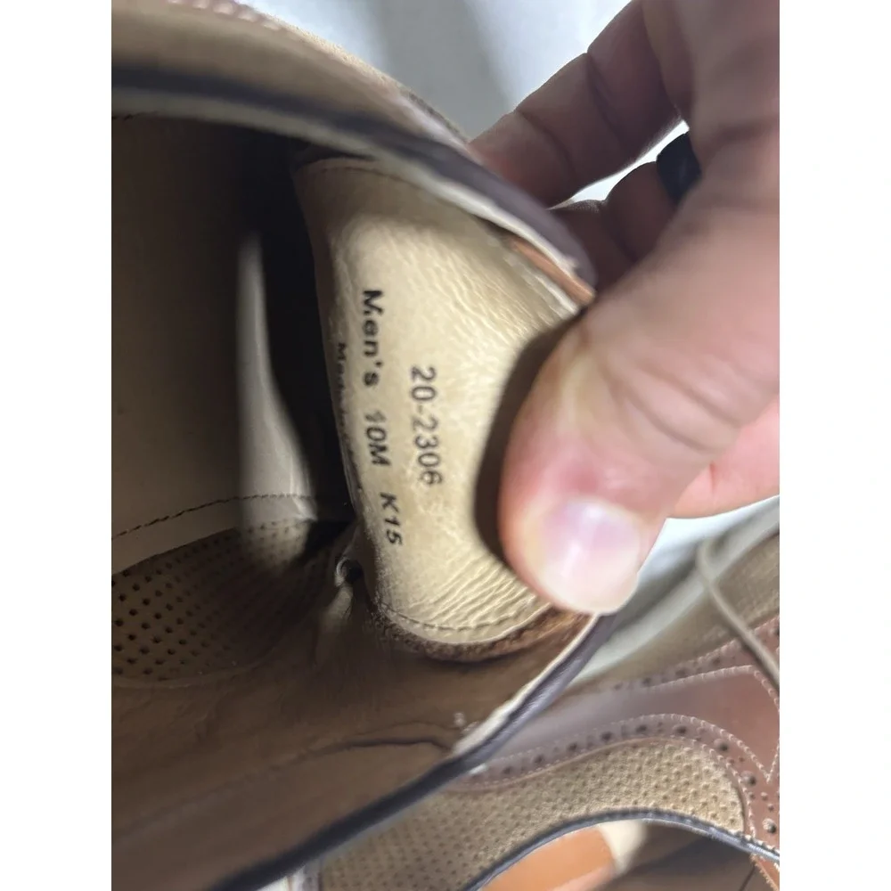 Johnston Murphy Sheepskin‎ Vented Flex System Mens Shoes Size 10 M